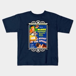 A Night At The Opera (Framed) Kids T-Shirt